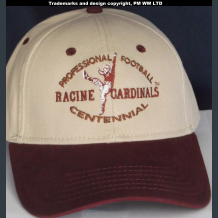 Racine Cardinals Pro Football year one 1920 embroidered two-tone ballcap
